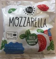 Mängden socker i Mozzarella YOU