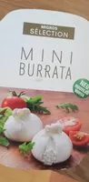 Mängden socker i Mini burrata