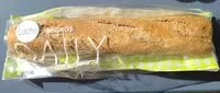 Mängden socker i Baguette mit Lachs