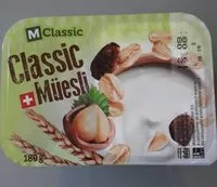 Mängden socker i Classic müesli