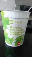 Mängden socker i Yogourt Sirop d'érable