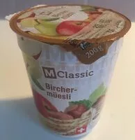 Mängden socker i Bircher-müesli