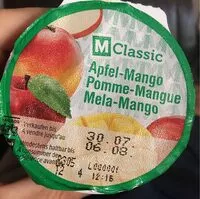 Mängden socker i Pomme-Mangue
