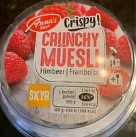Mängden socker i Crunchy Müesli Framboise