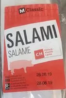 Mängden socker i Salami