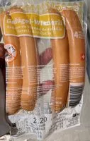 Mängden socker i Saucisses de vienne de volaille