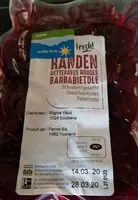 Mängden socker i Betteraves rouges (Tranches/cuites)