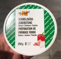 Mängden socker i Préparation de fromage fondu