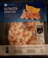 Mängden socker i Crevettes nordiques