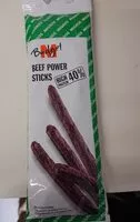 Mängden socker i Beef Power Sticks