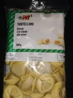 Mängden socker i Tortelloni à la viande