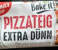 Mängden socker i Pâte pour pizza extra fine