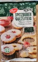 Mängden socker i Spitzbubenteig (500g)