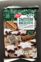 Mängden socker i Pâte pour étoiles àla canelle
