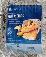 Mängden socker i Fish & chips