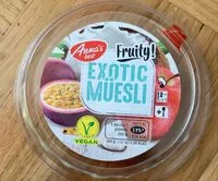 Mängden socker i Exotic muesli