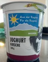 Mängden socker i Joghurt Kirsche