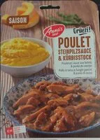 Mängden socker i Poulet en sauce aux bolets & purée de courge