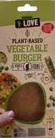 Mängden socker i Plant-based vegetable burger