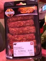 Mängden socker i Cevapcici de boeuf