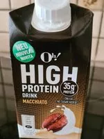 Mängden socker i Oh! High Protein macchiato