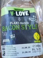 Mängden socker i Sandwich Plant-Based bacon style