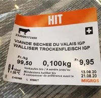 Mängden socker i Viande séchée