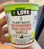 Mängden socker i Plant-based pois chiches Vanille