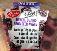 Mängden socker i dinkel quark brombeer wähe
