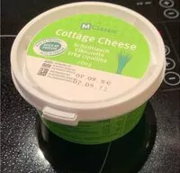 Mängden socker i Cottage cheese