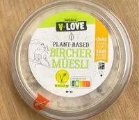 Mängden socker i Plant-Based Birchermüesli