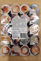 Mängden socker i Panna per caffè/ crème à café/ kaffeerahm