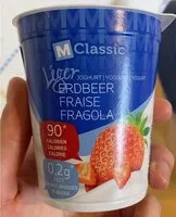 Mängden socker i Yoghourt léger fraise