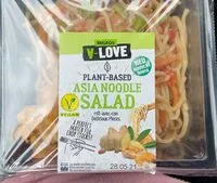 Mängden socker i Asia noodle salad
