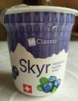 Mängden socker i Skyr myrtilles