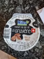 Mängden socker i Yogourt au lait de la Gruyère