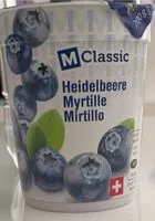 Mängden socker i Yaourt sucré avec Myrtille