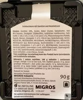 Mängden socker i Tranche aux carottes