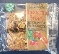Mängden socker i Hazelnut Snack