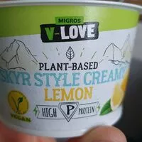 Mängden socker i Plant-based Skyr style creamy lemon