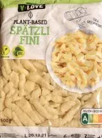 Mängden socker i Plant-based Spätzli fini