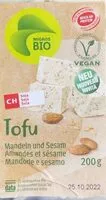 Mängden socker i Tofu Mandeln und Sesam
