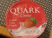 Mängden socker i Quarkcreme Erdbeer