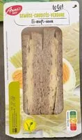 Mängden socker i Sandwich crudités verdure