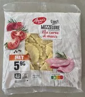 Mängden socker i Mezzelune Alla carne di manzo