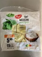 Mängden socker i Mezzelune ricotta& spinaci