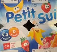 Mängden socker i Petit suisse mandarine/banane/fraise