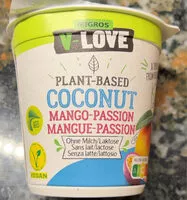 Mängden socker i Plant-based coconut mango-passion
