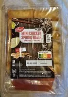Mängden socker i Mini Chicken Spring Rolls
