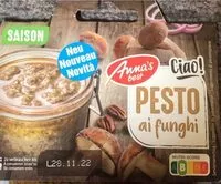 Mängden socker i Pesto ai funghi